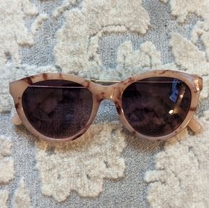 Loft pink tortoise shell sunglasses